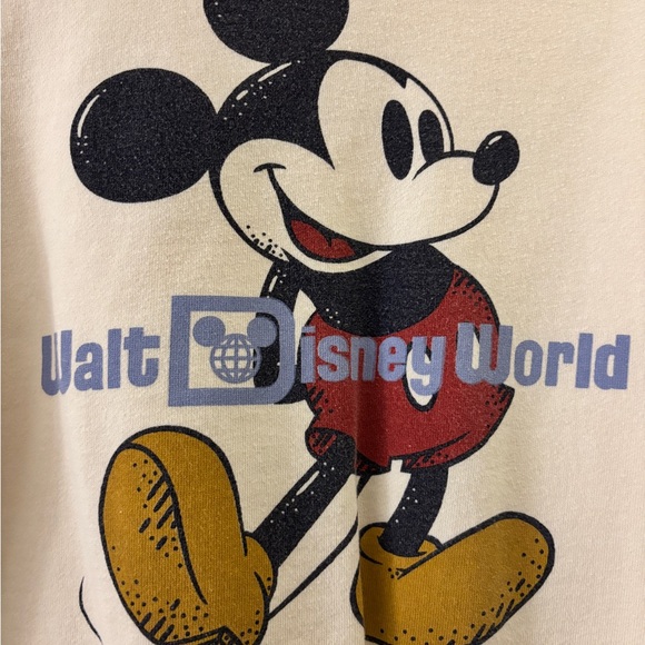 Disney Cream Crewneck Sweater with Mickey Mouse - Picture 3 of 4